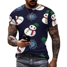 Cargar imagen en el visor de la galería, Camiseta de Algodón para Hombre Personalizada con Impresión Integral