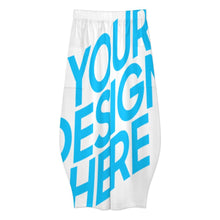 Cargar imagen en el visor de la galería, Pantalones anchos de cintura alta para mujer SZK personalizado con patrón foto texto (impresión de imagen única)