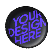 Cargar imagen en el visor de la galería, Funda de Cuero para Neumáticos con Inyección Directa UV de Diseño Personalizado Tus Patrones o Textos