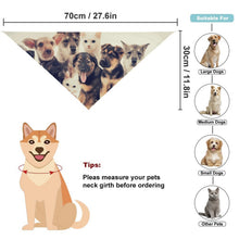 Cargar imagen en el visor de la galería, Bandana Triangular Personalizada para Mascotas