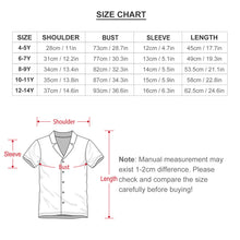 Cargar imagen en el visor de la galería, Conjunto de pijama informal de manga corta para niños LM131 personalizado con patrón foto texto (impresión de imágenes múltiples)