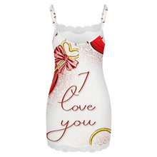 Cargar imagen en el visor de la galería, Strap Dress Love, Shrink, Key, Love You