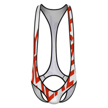 Cargar imagen en el visor de la galería, Ropa interior sexy de una pieza para hombre SDSQQ001 personalizado con patrón foto texto (impresión de imágenes múltiples)