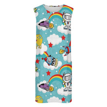 Cargar imagen en el visor de la galería, Vestido Camiseta Mujer con Bolsillos Personalizable | Tela Saludable Confort