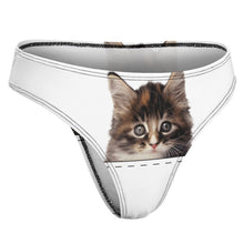 Cargar imagen en el visor de la galería, Tanga de Algodón para Hombre | Personalizable con tu Foto | Ropa Interior