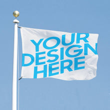 Cargar imagen en el visor de la galería, Bandera con dos agujeros personalizado con patrón foto texto
