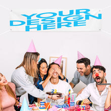 Cargar imagen en el visor de la galería, Banner de actividades para festivales y celebraciones culturales (horizontal) personalizado con patrón foto texto