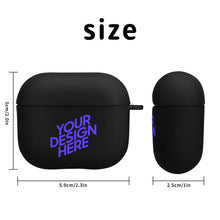 Cargar imagen en el visor de la galería, Funda protectora para auriculares Bluetooth Apple AirPods (3.ª generación) personalizada con foto y nombre