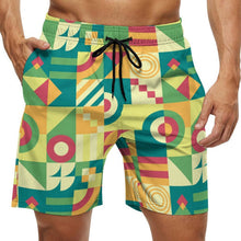 Cargar imagen en el visor de la galería, Beach Pants Green, Puzzle, Abstract Pattern