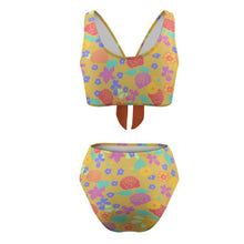 Cargar imagen en el visor de la galería, ikini Cintura Alta Personalizado | Traje de Baño Retro Nudo Frontal
