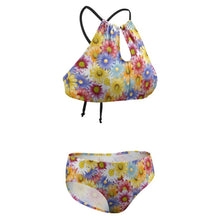 Cargar imagen en el visor de la galería, Bikini Halter Mujer Personalizable | Traje de Baño Dos Piezas Ajustable