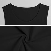 Cargar imagen en el visor de la galería, Camiseta de tirantes de algodón para hombre BX multicolor con estampado a doble cara personalizado con patrón foto texto
