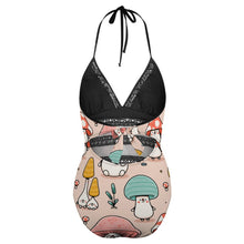Cargar imagen en el visor de la galería, Bañador Enterizo Mujer Personalizable | Traje de Baño con Lazos y Almohadillas