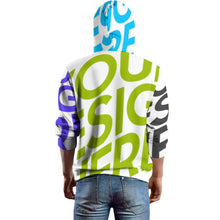 Cargar imagen en el visor de la galería, Sudadera unisex holgada sin bolsillo AMZ personalizado con patrón foto texto (impresión de imágenes múltiples)