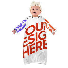 Cargar imagen en el visor de la galería, Saco de dormir para bebé LM229 personalizado con patrón foto texto (impresión de imágenes múltiples)