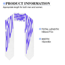Cargar imagen en el visor de la galería, Estola clásica de graduación de honor personalizado con patrón foto texto