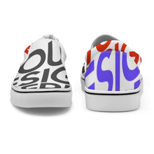 Cargar imagen en el visor de la galería, Zapatillas bajas unisex de lona personalizado con patrón foto texto