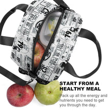 Cargar imagen en el visor de la galería, Bolsa de Almuerzo Térmica Crossbody | Lonchera Personalizada Correa Ajustable