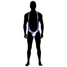 Cargar imagen en el visor de la galería, Ropa interior sexy de una pieza para hombres SDSQQ001 personalizado con patrón foto texto (impresión de imagen única)