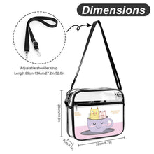 Cargar imagen en el visor de la galería, Bolso Bandolera Transparente PVC Personalizable