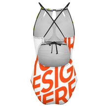 Cargar imagen en el visor de la galería, Traje de baño de una pieza para mujer SDS2004 personalizado con patrón foto texto (impresión de imágenes múltiples)