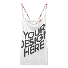 Cargar imagen en el visor de la galería, Vestido sin tirantes para mujer LM450 personalizado con patrón foto texto (impresión de imágenes múltiples)