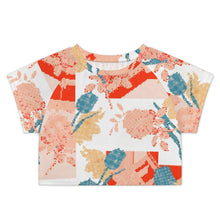 Cargar imagen en el visor de la galería, Camiseta Crop Top Juvenil Personalizada | Estilo Raglán