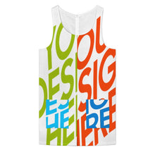 Cargar imagen en el visor de la galería, Mono corto sin mangas para mujer XLR personalizado con patrón foto texto (impresión de imágenes múltiples)