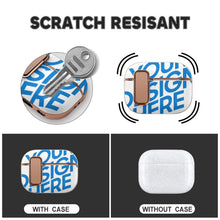Cargar imagen en el visor de la galería, Funda para Apple AirPods Pro 2 (Banda Electrochapada) totalmente impresa personalizado con patrón foto texto