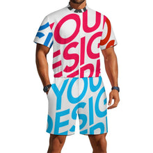 Cargar imagen en el visor de la galería, Mono de manga corta LM427 para hombre personalizado con patrón foto texto (impresión de imágenes múltiples)