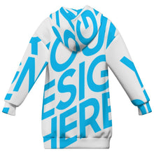 Cargar imagen en el visor de la galería, Sudadera con capucha de gran tamaño para niños MWZXU037 personalizado con patrón foto texto (impresión de imagen única)