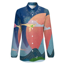 Cargar imagen en el visor de la galería, Blusa Vintage Personalizada de Manga Larga | Tu Propio Diseño