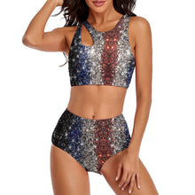 Cargar imagen en el visor de la galería, Bikini Talle Alto Control Abdomen | Traje de Baño Personalizado 2 Piezas