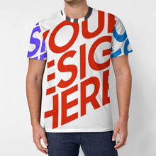 Cargar imagen en el visor de la galería, Camiseta Ice Silk para hombre OMDT01 personalizado con patrón foto texto (impresión de imágenes múltiples)