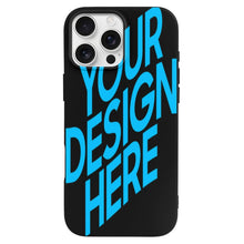 Cargar imagen en el visor de la galería, Funda protectora para iPhone 16 de Apple de piel sintética personalizado con patrón foto texto