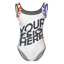 Cargar imagen en el visor de la galería, Novedad de 2024 Traje de baño SDS2006 para mujer una pieza monokini de tela de malla personalizado con patrón foto texto (impresión de imágenes múltiples)