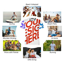 Cargar imagen en el visor de la galería, Camiseta Ice Silk para hombre OMDT01 personalizado con patrón foto texto (impresión de imágenes múltiples)