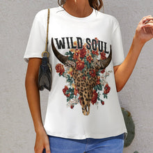 Cargar imagen en el visor de la galería, Camiseta Mujer All-Over Print | Tacto Algodón Personalizada S-6XL