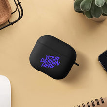 Cargar imagen en el visor de la galería, Funda protectora para auriculares Bluetooth Apple AirPods (3.ª generación) personalizada con foto y nombre