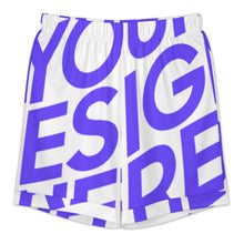 Cargar imagen en el visor de la galería, Pijama de manga corta de seda hielo para hombre LM135 personalizado con patrón foto texto (impresión de imagen única)