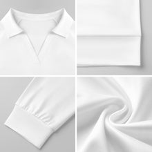 Cargar imagen en el visor de la galería, Sudadera Mujer Cuello en V Personalizable Manga Larga