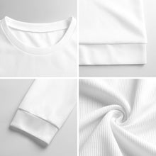 Cargar imagen en el visor de la galería, Vestido Suéter de Manga Larga para Mujer LM565 personalizado con patrón foto texto (impresión de imagen única)