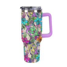Cargar imagen en el visor de la galería, Vaso Térmico Gigante Personalizado de 40oz en Acero Inoxidable con Pajita