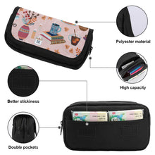 Cargar imagen en el visor de la galería, Estuche Escolar Gran Capacidad Personalizado | Doble Cremallera y Velcro
