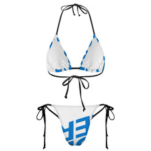 Cargar imagen en el visor de la galería, Traje de baño triangular push-up para mujer SDS0313 personalizado con patrón foto texto (impresión de imagen única)