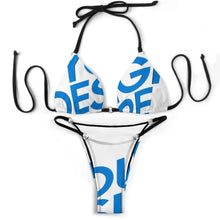Cargar imagen en el visor de la galería, Traje de baño triangular sexy para mujer SDS0314 personalizado con patrón foto texto (impresión de imagen única)