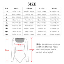 Cargar imagen en el visor de la galería, Body Mujer Escote Cuadrado Manga Larga Personalizable
