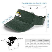 Cargar imagen en el visor de la galería, Gorra Visera Personalizable | Libera tu Coleta y Protégete del Sol