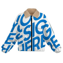 Cargar imagen en el visor de la galería, Chaqueta de mujer con doble cremallera MWL523 personalizado con patrón foto texto (impresión de imagen única)