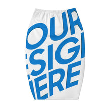 Cargar imagen en el visor de la galería, Falda sexy de media longitud para mujer Falda cruzada elástica de cintura alta NQ personalizado con patrón foto texto (impresión de imagen única)